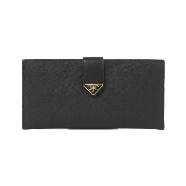 Prada Saffiano Tab Long Wallet