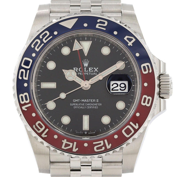 Rolex GMT-Master II Stainless Steel Mens