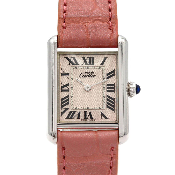 Cartier Must Tank SM Limited Silver Quartz