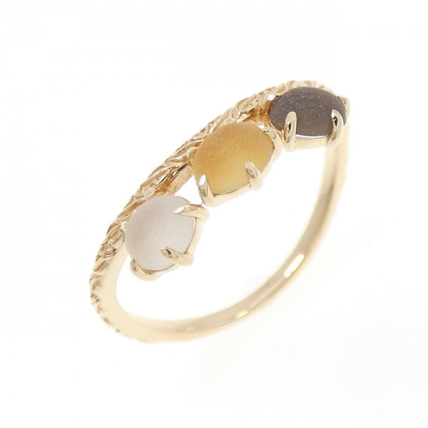 agete K10 Yellow Gold Quartz Ring