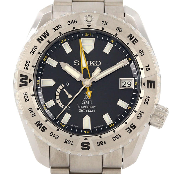 Seiko Prospex Spring Drive GMT Titanium Mens