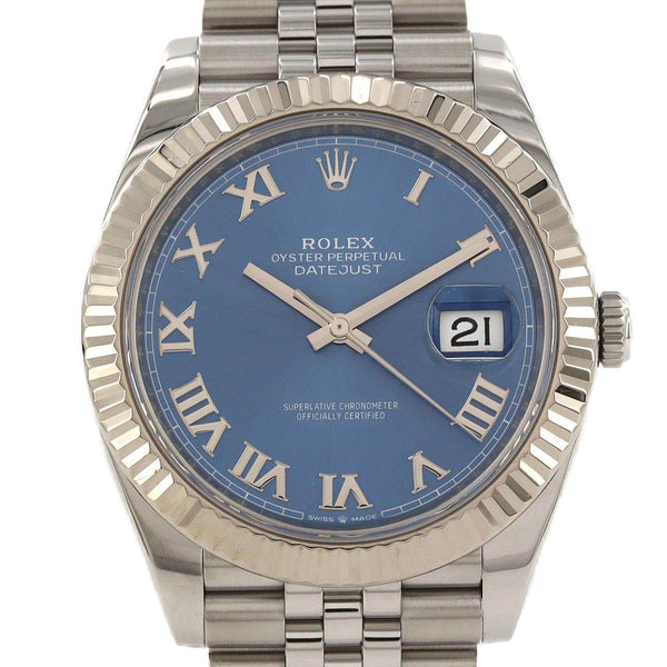 Rolex Datejust Stainless Steel White Gold Automatic