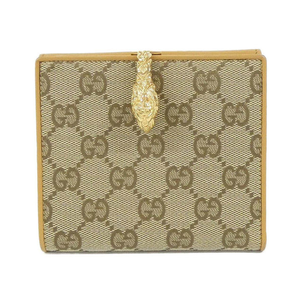 Gucci GG Canvas Leather Bifold Wallet