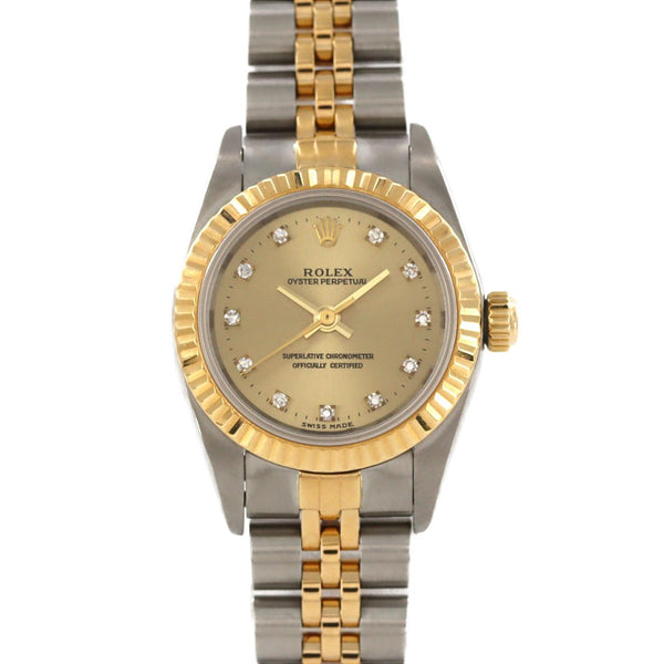 Rolex Oyster Perpetual Stainless Steel Yellow Gold Automatic