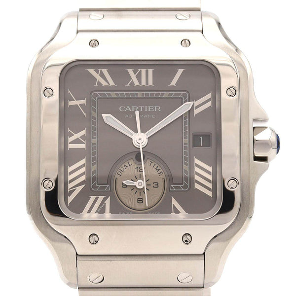 Cartier Santos de Cartier Dual Time Zone Stainless Steel Watch