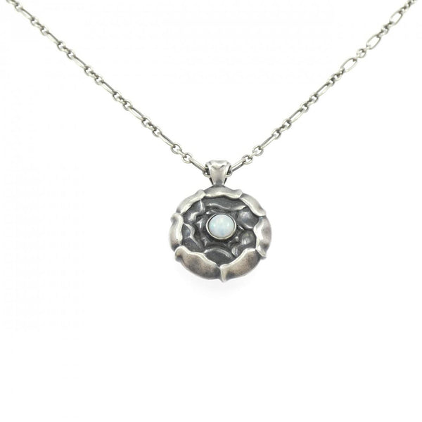 Georg Jensen 925 Silver Opal Necklace