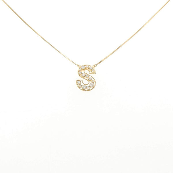 AHKAH Lumieretoile Initial Au750 Diamond Necklace