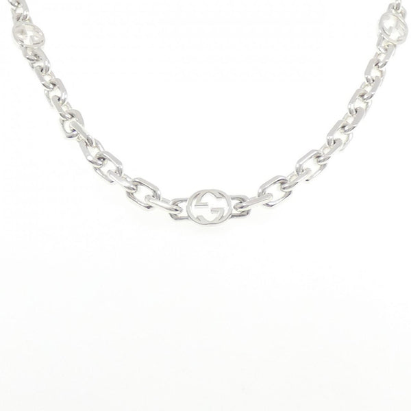 Gucci Interlocking 925 Silver Necklace