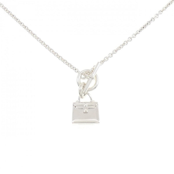 Hermes Amulette Kelly 925 Silver Necklace