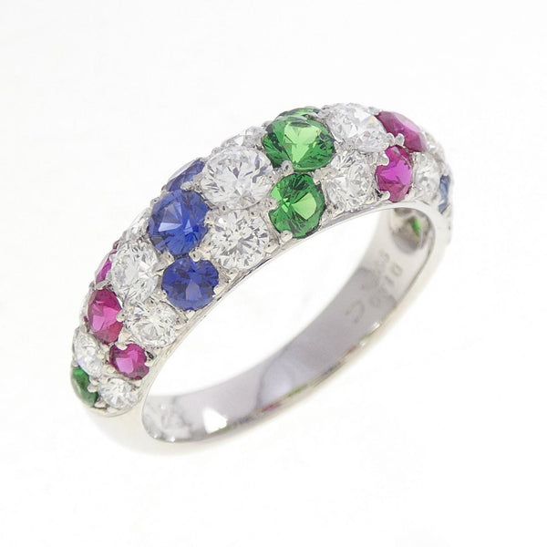 Cha Platinum950 Color Stone Ring