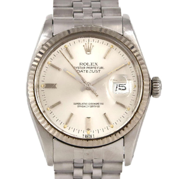 Rolex Datejust Stainless Steel White Gold Automatic