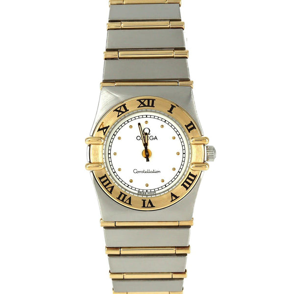 Omega Constellation Stainless Steel Yellow Gold Quartz