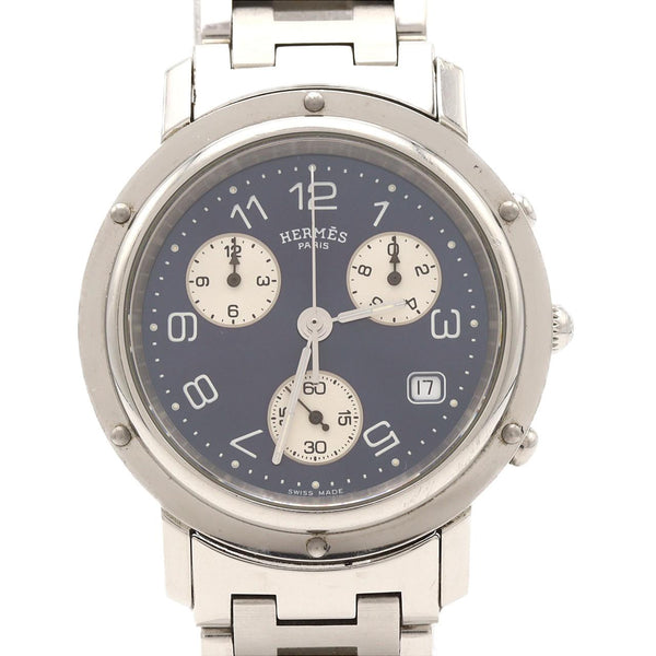 Hermes Clipper Chronograph Stainless Steel Chronograph