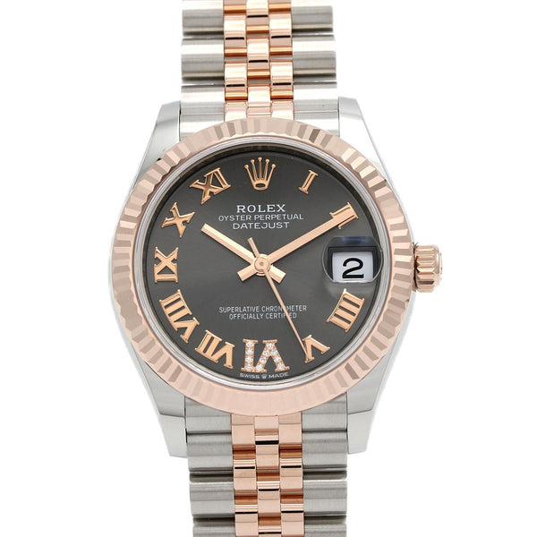 Rolex Datejust Stainless Steel Pink Gold Automatic