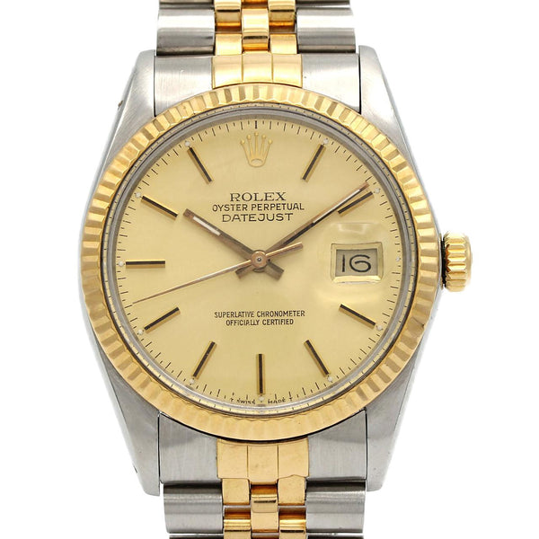 Rolex Datejust Stainless Steel Yellow Gold