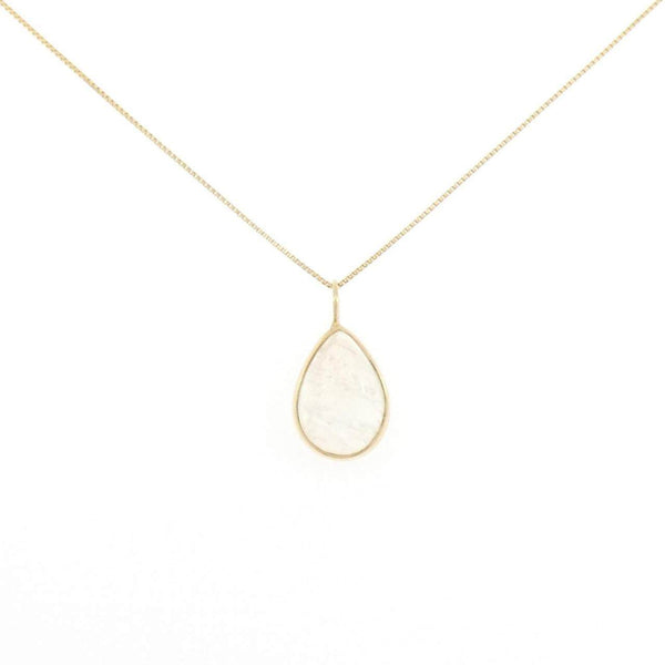 MARIHA Earth Drop Au750 Moonstone Necklace