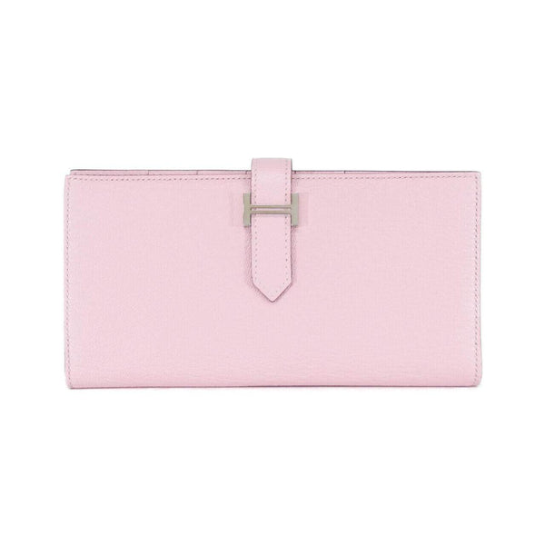 Hermes Bearn Soufflet Chevre Long Bifold Wallet