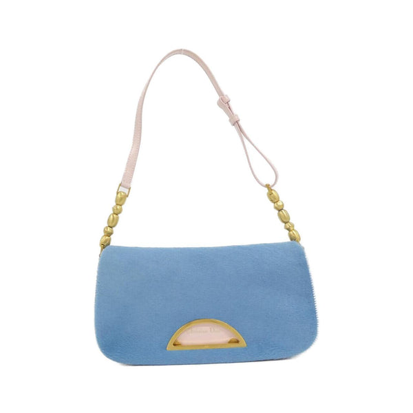 Christian Dior Leather Python Shoulder Bag