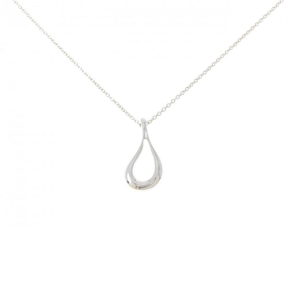 Tiffany Open Teardrop 925 Silver Necklace