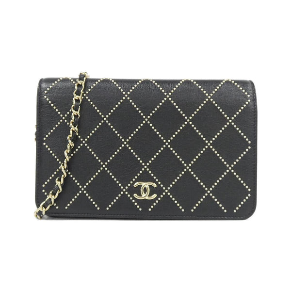 Chanel Leather Chain Wallet