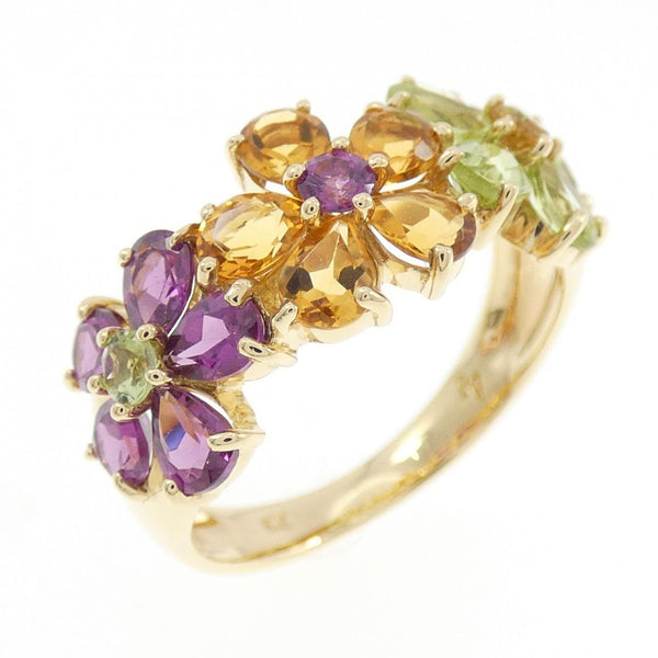 Ponte Vecchio Au750 Color Stone Ring