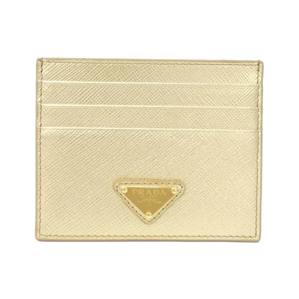 Prada Saffiano Triang Card Case