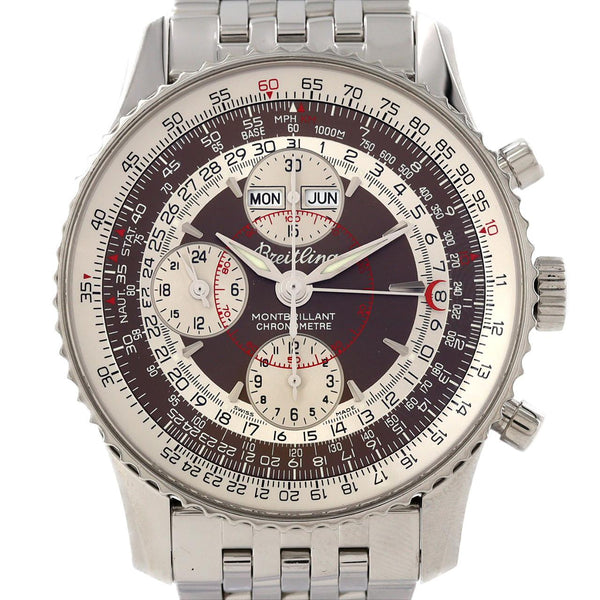 Breitling Montbrillant Datora Stainless Steel Watch
