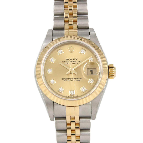 Rolex Datejust Stainless Steel Yellow Gold Automatic