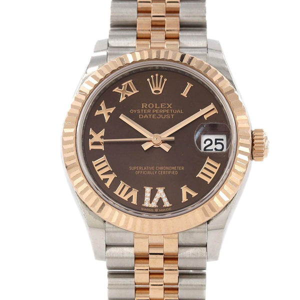 Rolex Datejust Stainless Steel Pink Gold Automatic