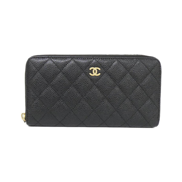 Chanel Timeless Classic Caviar Skin Long Wallet