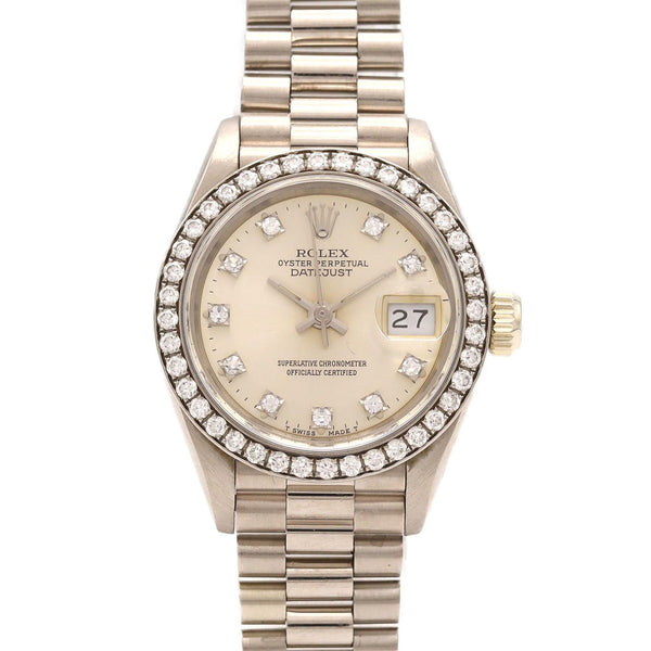 Rolex Datejust White Gold Watch