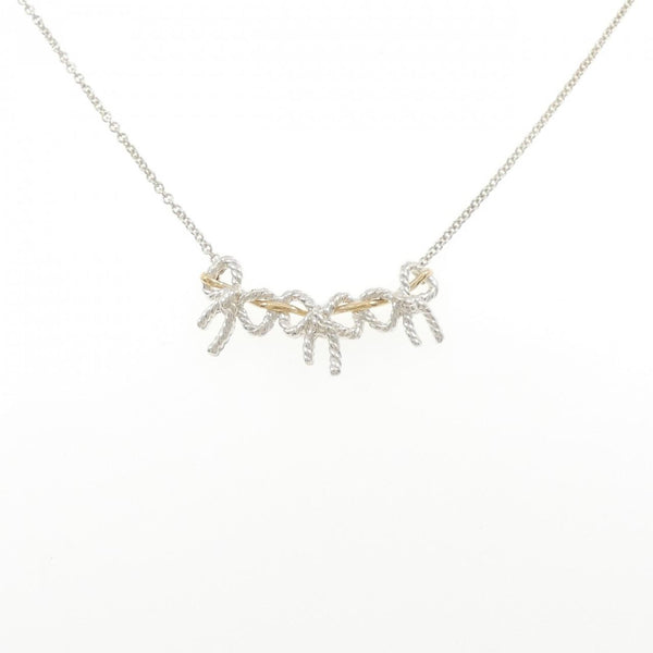 Tiffany & Co. 925 Silver 750 Yellow Gold Necklace