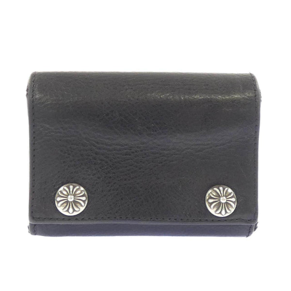 CHROME HEARTS 3FOLD Leather Wallet