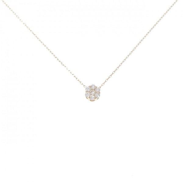Au750 Flower Diamond Necklace