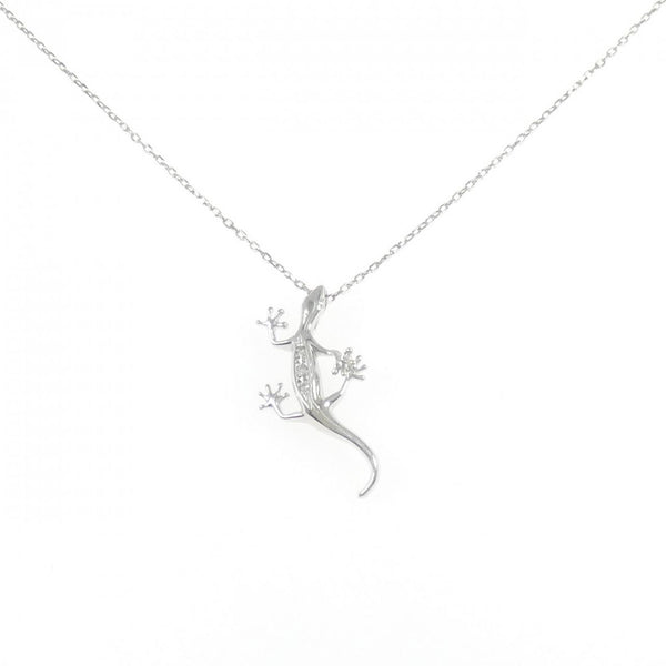 K10 White Gold Diamond Necklace