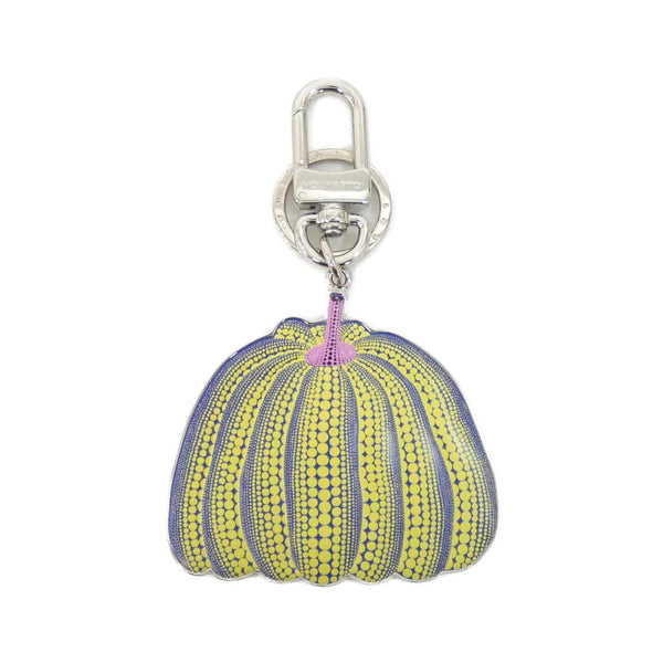 Louis Vuitton LV x YK Porte Cles Pumpkin Leather Keyring Limited