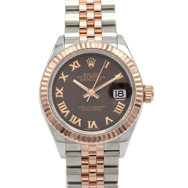 Rolex Datejust Stainless Steel Pink Gold Automatic