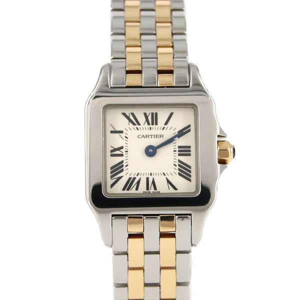 Cartier Santos Demoiselle SM Stainless Steel Yellow Gold Quartz