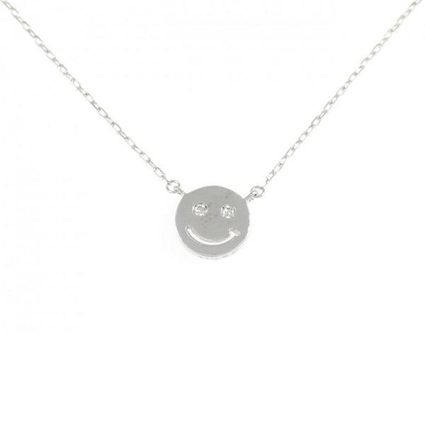 Au750 White Gold Diamond Necklace