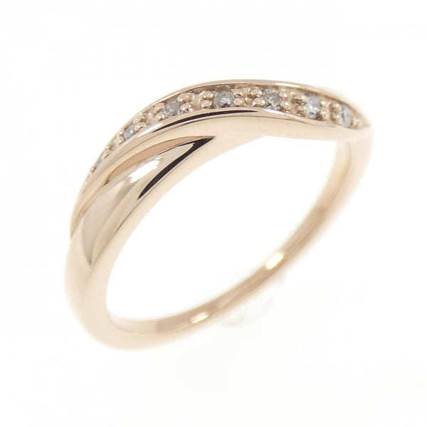 4℃ K10 Pink Gold Diamond Ring