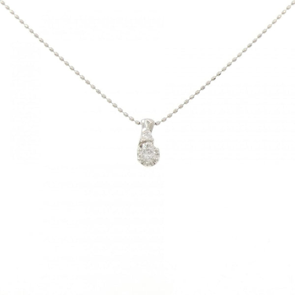 Platinum Diamond Ruby Necklace