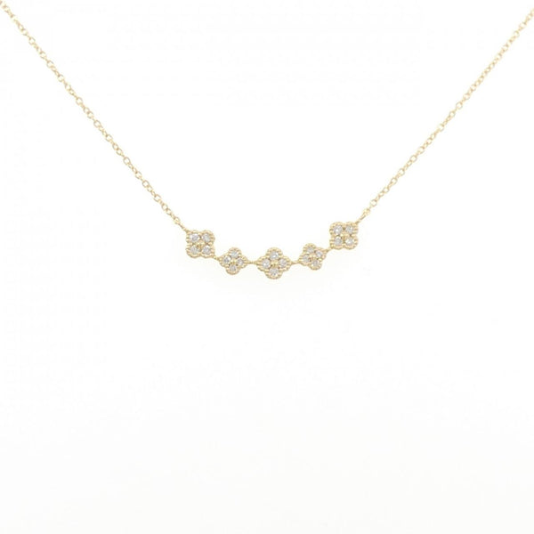 Au750 Flower Diamond Necklace