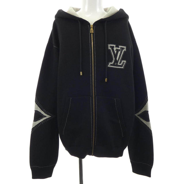 LouisVuittonGraphiqueIntarsiaZipCottonHoodie