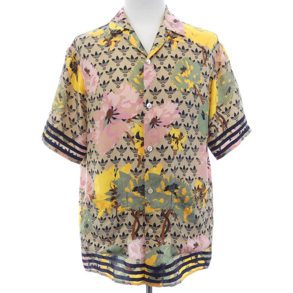 Gucci Adidas Silk Short Sleeve Shirt