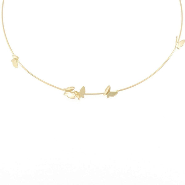 AHKAH Papillon Brillant Au750 Necklace