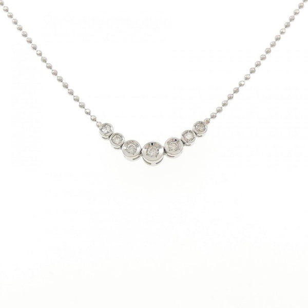 PT850 Platinum 0.30CT Diamond Necklace