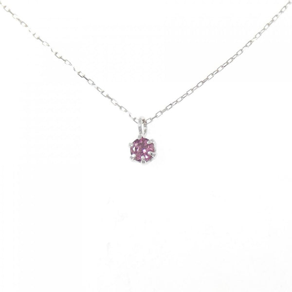 K10 White Gold Tourmaline Necklace