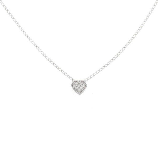 K10 White Gold Diamond Necklace