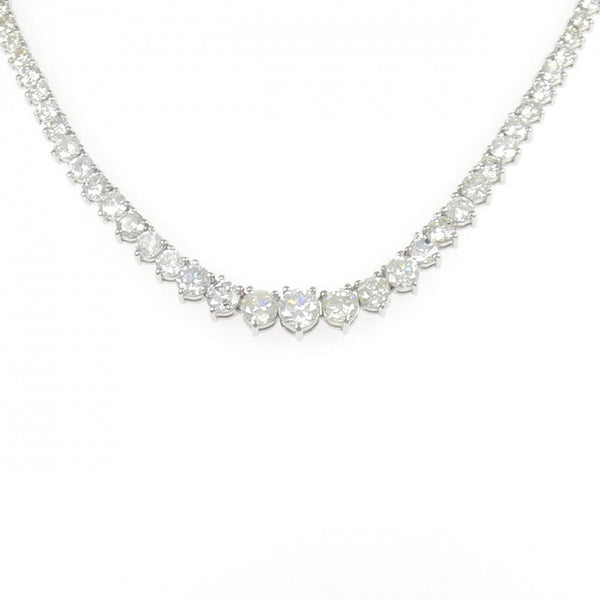 Pt850 Diamond Necklace