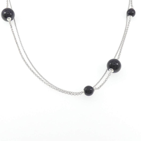 Georg Jensen 925 Silver Onyx Necklace